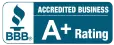 Better Business Bureau A+ Rating Accredited Business